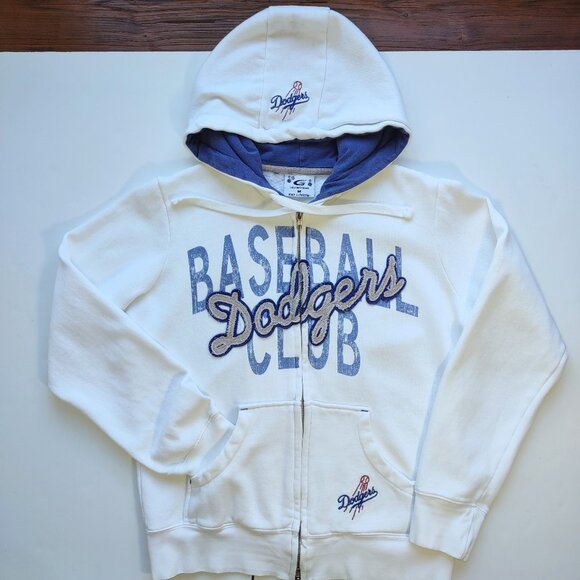 LA Dodgers G-lll Sports Hoodie Jacket Full Zip Sweatshirt Sz Medium Baseball - Picture 8 of 10